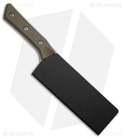 Microtech Santoku Fixed Blade Kitchen Knife OD Green G-10 (6" SW)