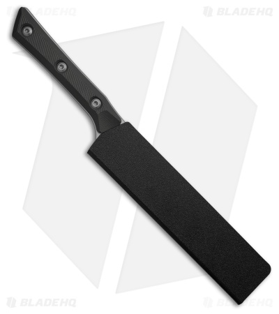 Microtech Utility Fixed Blade Knife Black G10 (6" Stonewash) 3400-10BK