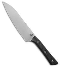 Microtech Utility Fixed Blade Knife Black G10 (6" Stonewash) 3400-10BK