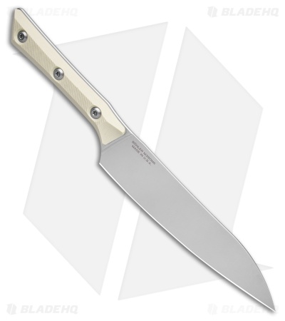 Microtech Utility Fixed Blade Knife Ivory G10 (6" Stonewash) 3400-10IV