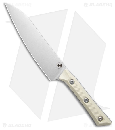 Microtech Utility Fixed Blade Knife Ivory G10 (6" Stonewash) 3400-10IV