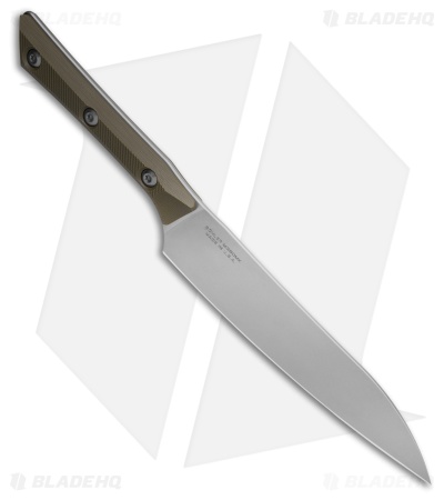 Microtech Utility Fixed Blade Knife OD Green G10 (6.00" Stonewash) 3400-10OD