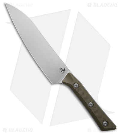 Microtech Utility Fixed Blade Knife OD Green G10 (6.00" Stonewash) 3400-10OD