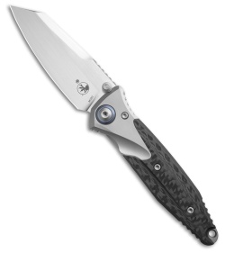 Microtech Socom Bravo Mini Warcom Frame Lock Knife Ti + CF (3.4&quot; Hand Satin) | 225639
