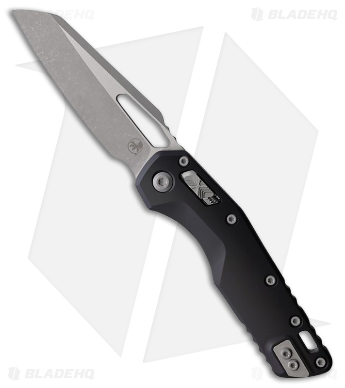 Microtech MSI Ram-Lok Knife Black Smooth Aluminum (3.9" Apocalyptic)