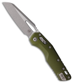 Microtech MSI Pocket Knife Orange Frag Aluminum Two-Tone Serr