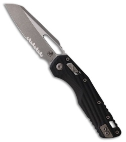 Microtech MSI Ram-Lok Knife Black Fluted G-10 (3.9" Apocalyptic Serr)