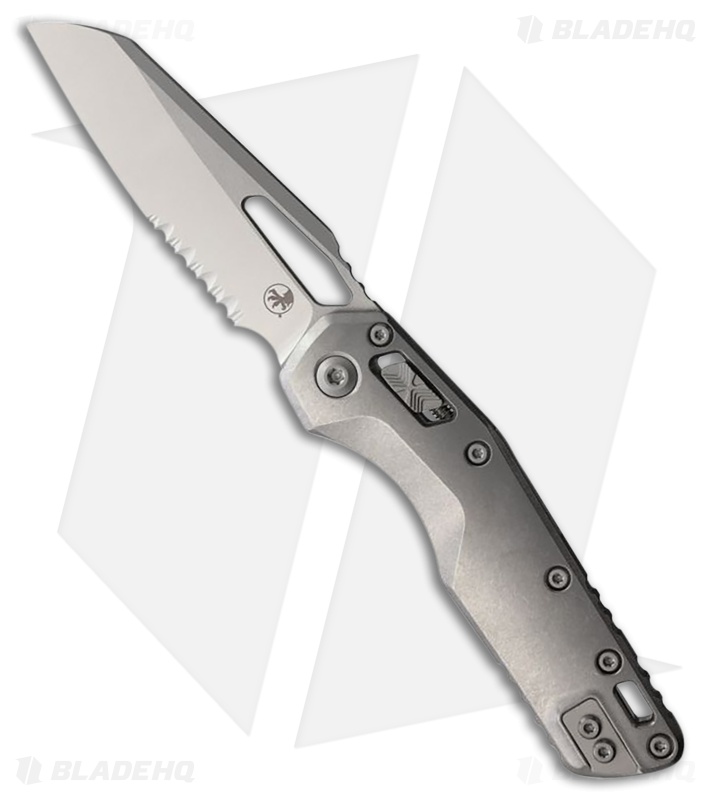 Microtech MSI Ram-Lok Knife SW Slab Titanium/Bronze Accent (3.9" SW Serr)