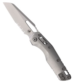 Microtech MSI Marfione Select Ram-Lok Knife SW Ti/Blue Backspacer (3.9" SW Serr)