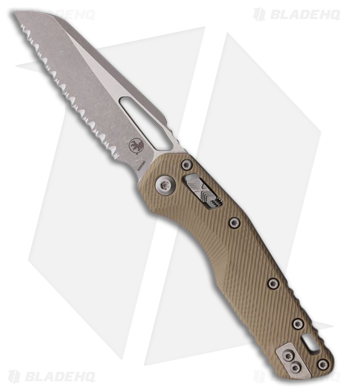 Microtech MSI Ram-Lok Knife Fluted Tan G-10 Apoc FS