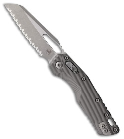 Microtech MSI Ram-Lok Knife Fluted Natural Clear Aluminum (3.9" Apocalyptic FS)