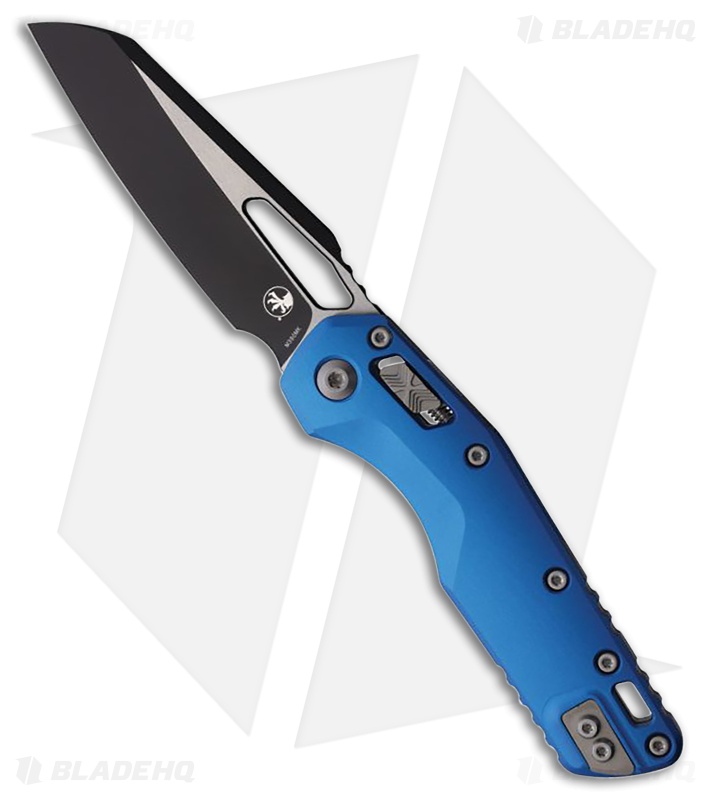 Microtech MSI Ram-Lok Knife Blue Aluminum (3.9" Two-Tone)