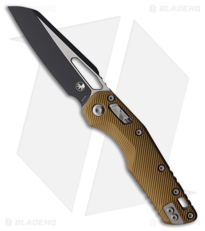 Microtech MSI Ram-Lok Knife Tan Fluted Aluminum (3.9" Two-Tone)