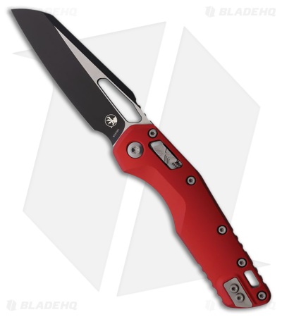 Microtech MSI Ram-Lok Knife Smooth Red Aluminum (3.9" Two-Tone)