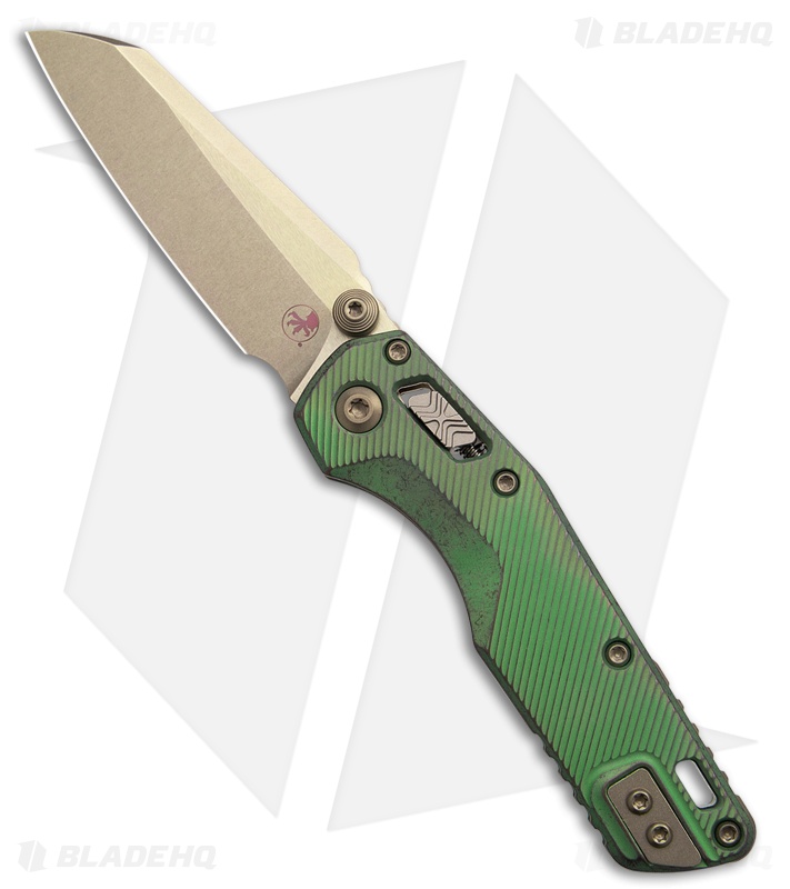 Microtech MSI Mini Knife Green Aluminum Bronze SW