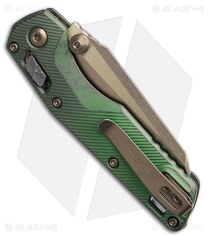 Microtech MSI Mini Knife Green Aluminum Bronze SW