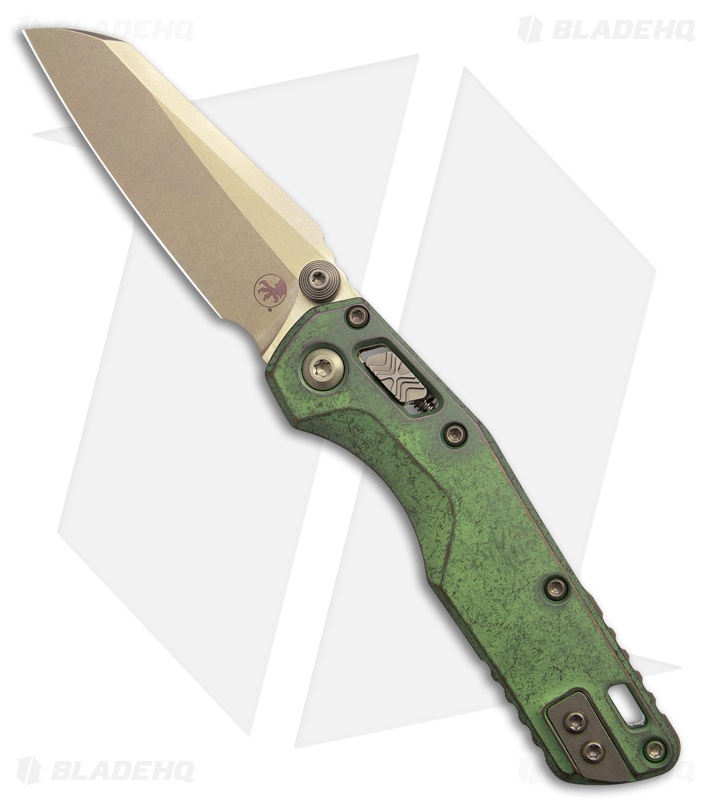 Microtech MSI Mini Knife Green Aluminum Bronze SW