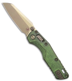 Marfione Select MSI Mini Ram-Lok Knife Antique Green Al (3.25" Bronze SW)