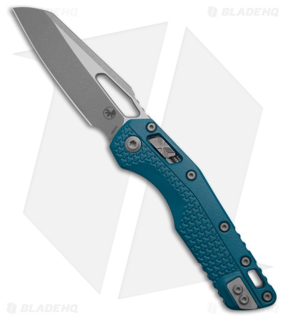 Microtech MSI Ram-Lok Knife Tri Grip Blue Cerakote Polymer (3.9" Apocalyptic)