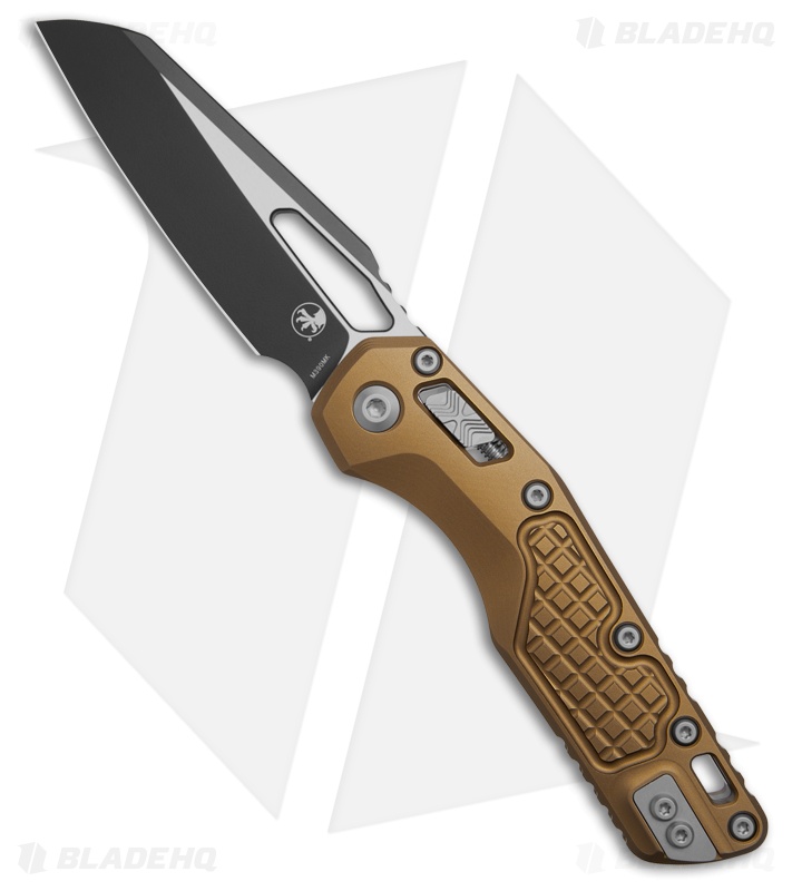 Microtech MSI Ram-Lok Knife Tan Frag Aluminum (3.9" Two-Tone)
