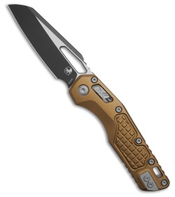 Microtech MSI Ram-Lok Knife Tan Frag Aluminum (3.9" Two-Tone)