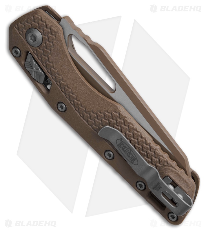 Microtech MSI Knife Tri Grip Dark Earth Polymer Cerakote DE