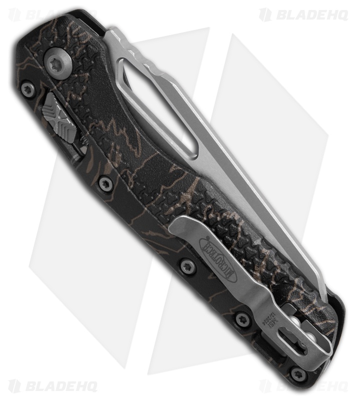 Microtech MSI Ram-Lok Knife Tri Grip Tiger Stripe Camo (3.9" Apocalyptic)
