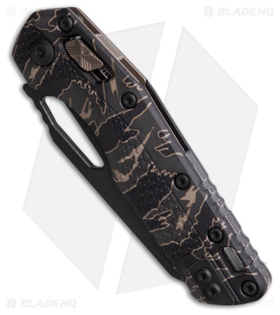Microtech MSI Ram-Lok Knife Tri Grip Tiger Stripe Camo (3.9" BLK Apocalyptic)