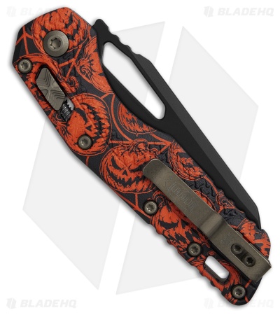 Microtech MSI Ram-Lok Knife Trick Or Treat/Pumpkin Polymer (3.9" Black)