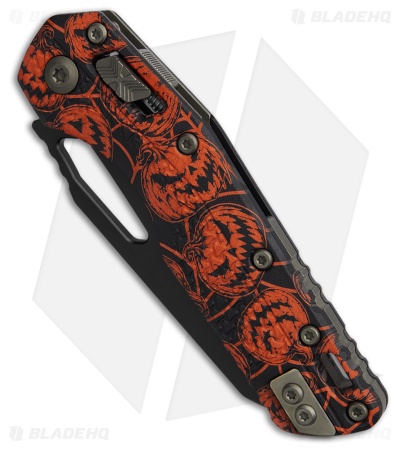 Microtech MSI Ram-Lok Knife Trick Or Treat/Pumpkin Polymer (3.9" Black)