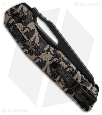 Microtech MSI Sheepsfoot Ram-Lok Knife Claw Burst Camo Polymer (3.9" Black)