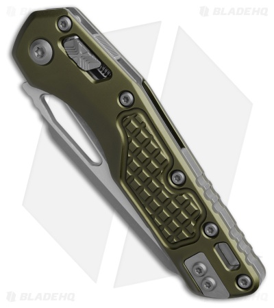 Microtech MSI Sheepsfoot Ram-Lok Knife OD Green Frag Aluminum (3.9" Apocalyptic)