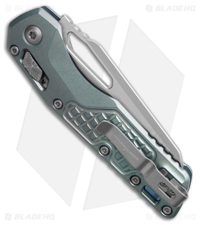 Microtech Marfione  MSI Ram-Lok Knife Ice Blue Frag Titanium + Accents (3.9" SW)