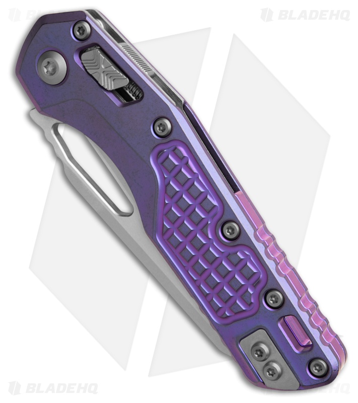 Microtech Marfione  MSI Ram-Lok Knife Purple Frag Titanium + Accents (3.9" Serr)