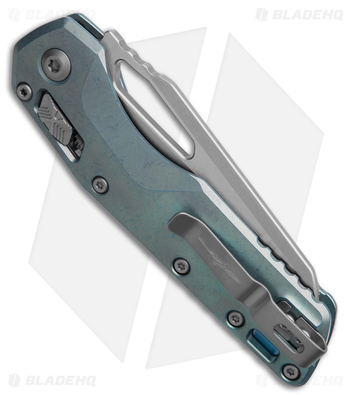 Microtech Marfione  MSI Ram-Lok Knife SW Ice Blue Titanium + Accents (3.9" SW)