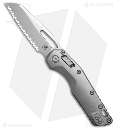 Microtech Marfione  MSI Ram-Lok Knife SW Titanium + Purple Accents (3.9" FS)