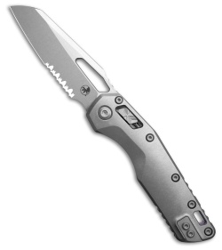 Microtech Marfione  MSI Ram-Lok Knife SW Titanium + Purple Accents (3.9" Serr)