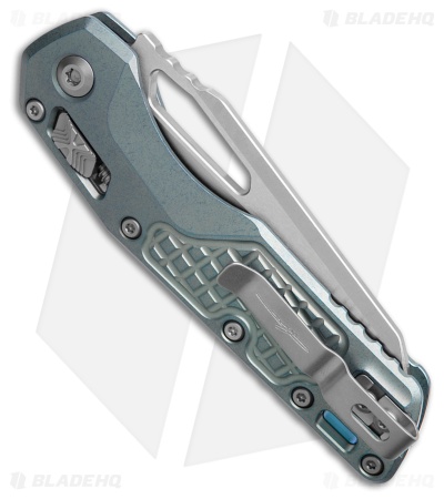Microtech Marfione Select MSI Ram-Lok Knife Ice Blue Frag Ti (3.9" SW FS)
