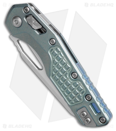 Microtech Marfione Select MSI Ram-Lok Knife Ice Blue Frag Ti (3.9" SW FS)