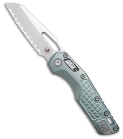Microtech Marfione Select MSI Ram-Lok Knife Ice Blue Frag Ti (3.9" SW FS)