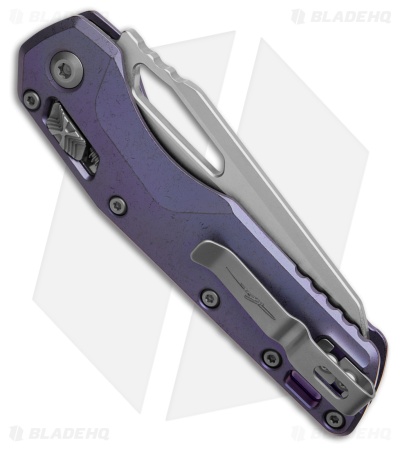 Microtech Marfione Select MSI Ram-Lok Knife Slab Side Purple Ti (3.9" SW Serr)