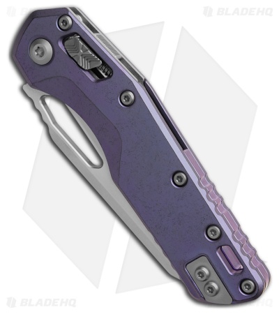 Microtech Marfione Select MSI Ram-Lok Knife Slab Side Purple Ti (3.9" SW Serr)