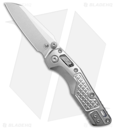 Microtech Marfione Select Ram-Lok Knife SW Frag Ti+ Blue Accents (3.3" SW)