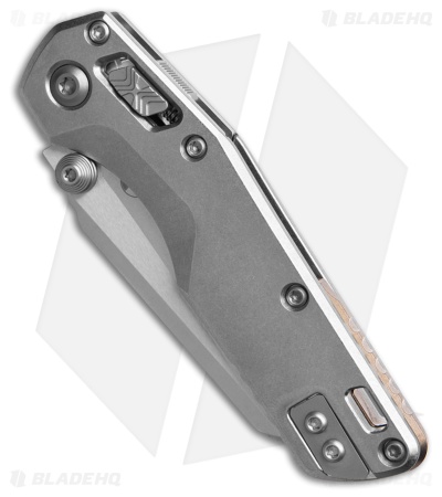 Microtech Marfione Select Ram-Lok Knife SW Titanium + Bronze Accents (3.3" SW)