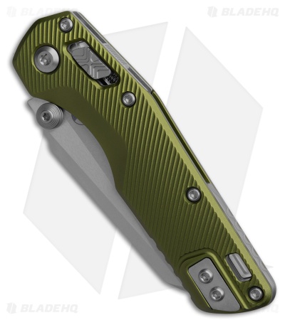 Microtech Standard Issue MSI Mini Ram-Lok Knife Fluted OD Green Al (3.25" SW)