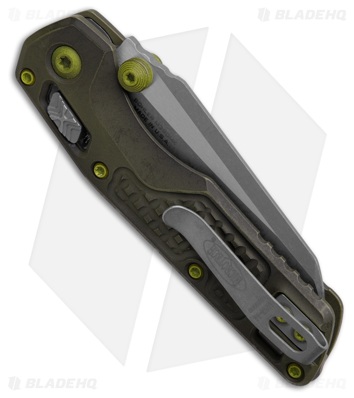 Microtech MSI Mini Knife Green Aluminum Apoc