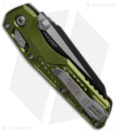 Microtech Standard Issue MSI Mini Ram-Lok Knife OD Green Aluminum (3.25" Black)