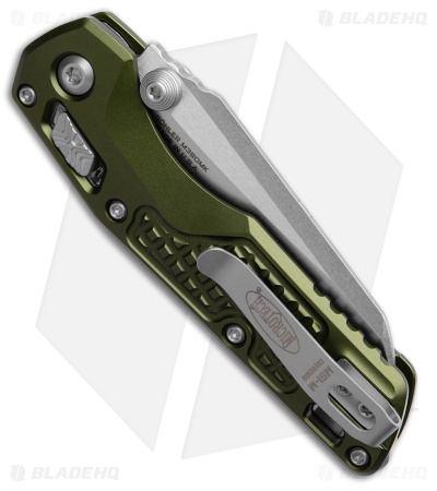 Microtech Standard Issue MSI Mini Ram-Lok Knife OD Green Aluminum (3.25" SW)