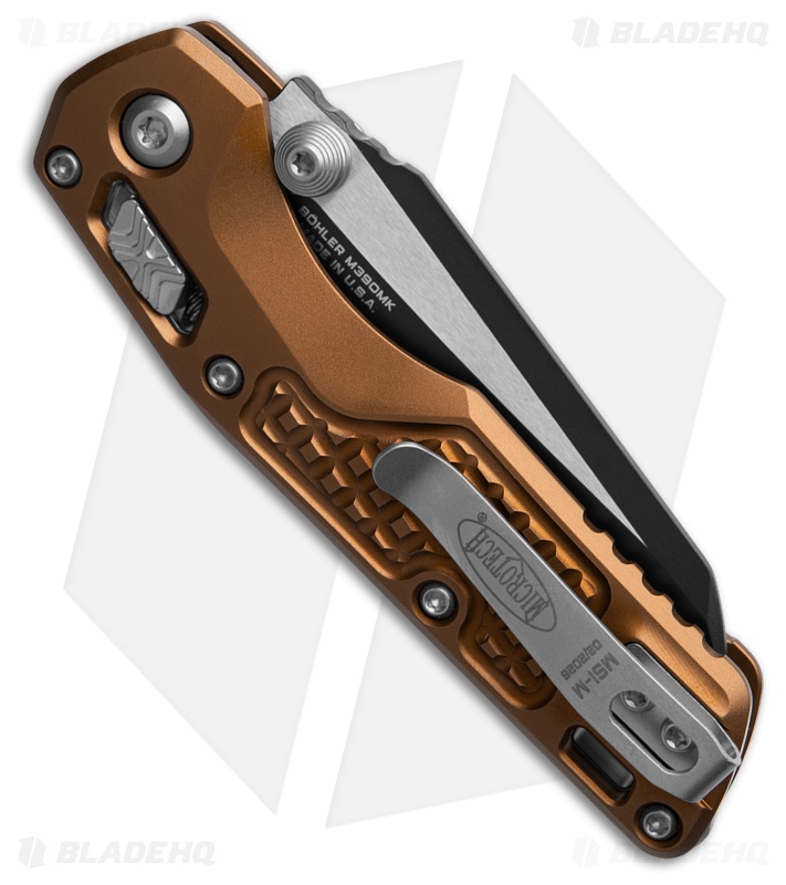Microtech MSI Mini Knife Tan Aluminum Black Serr