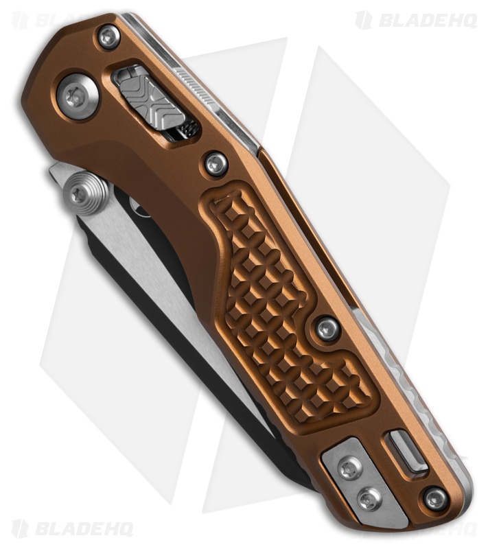 Microtech MSI Mini Knife Tan Aluminum Black Serr